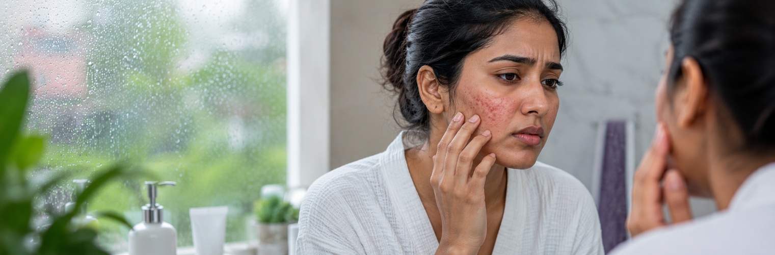 Skin Barrier Damage During Monsoon: Signs, Causes & Recovery Tips by Dermatologists