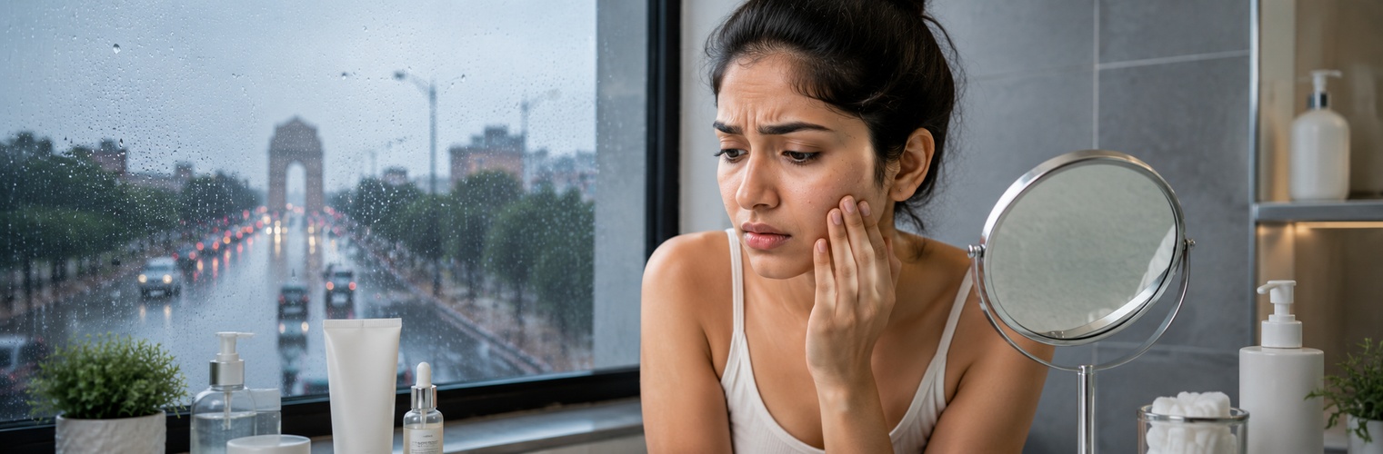 5 Skincare Mistakes Delhi Residents Make During the Rainy Season