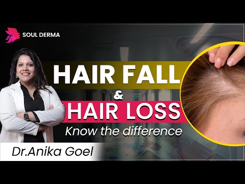 Difference between Hair Fall & Hair Loss | Hair Loss causes & Types | Hairloss Treatment in Delhi